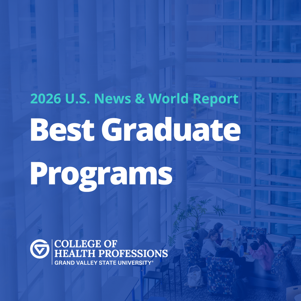 GVSU CHP Programs in Top 50% Nationally Spotlight